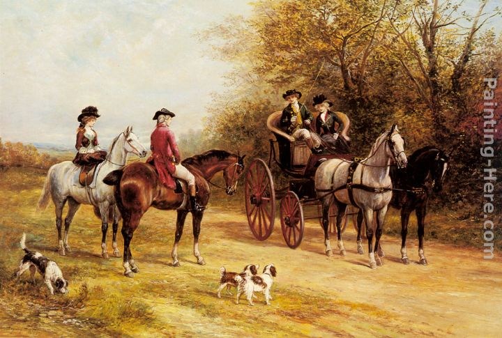 Heywood Hardy A Chat with His Lordship